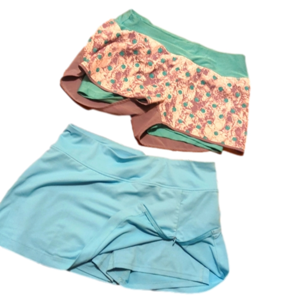 Small skirt and shorts workout bundle . Closet clear out.